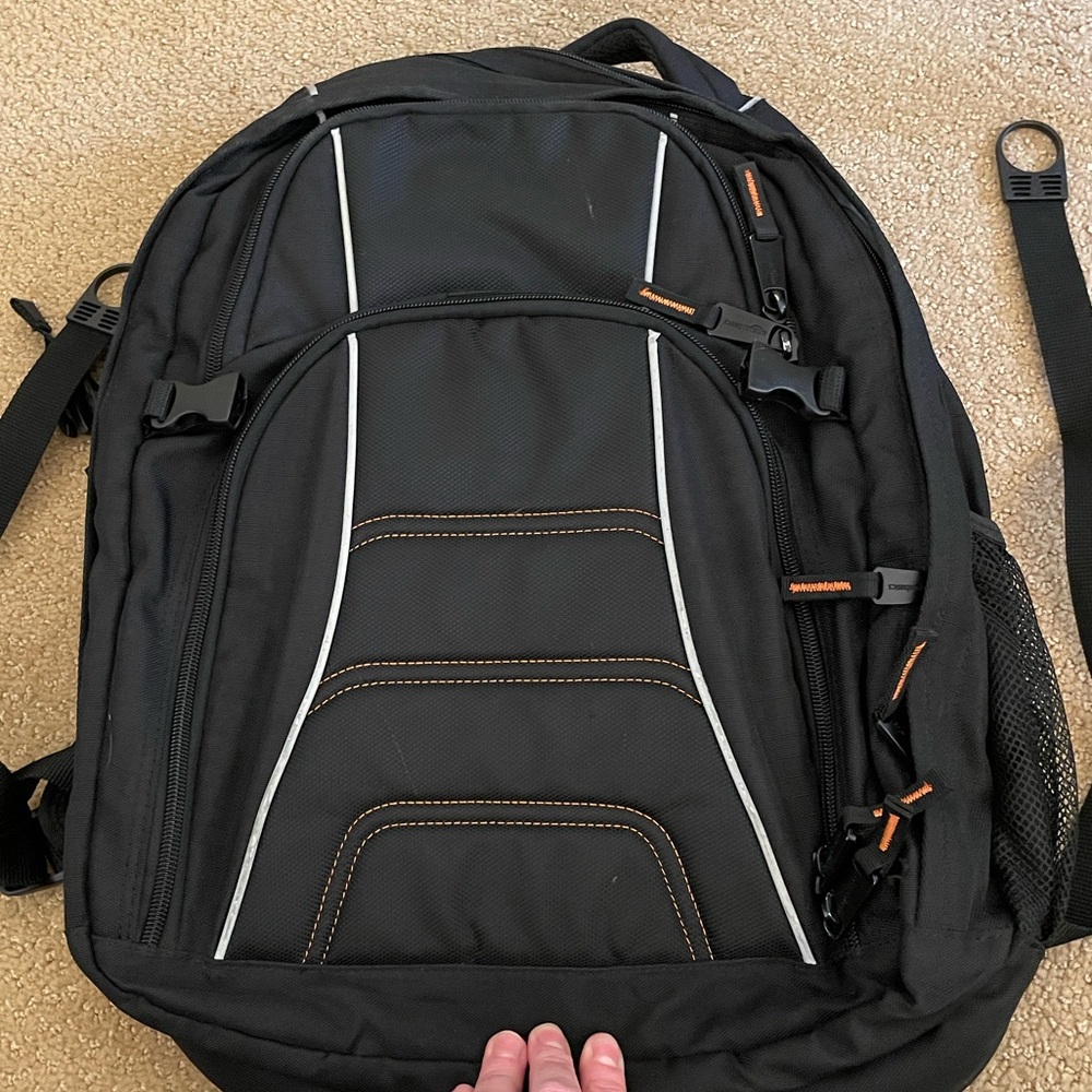 Amazon Basics Black Backpack; So Many Compartment… - image 1